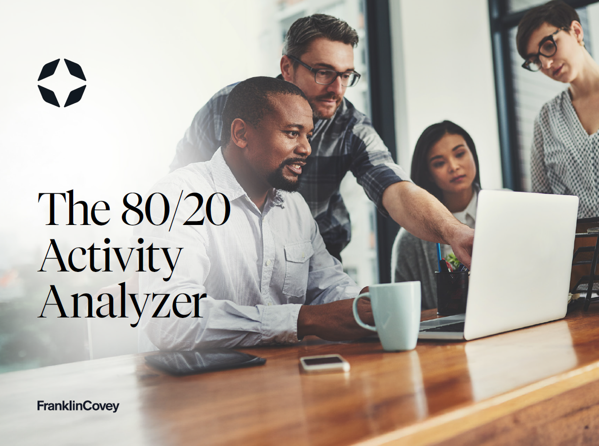 80/20 ACTIVITY ANALYZER GUIDE - FranklinCovey
